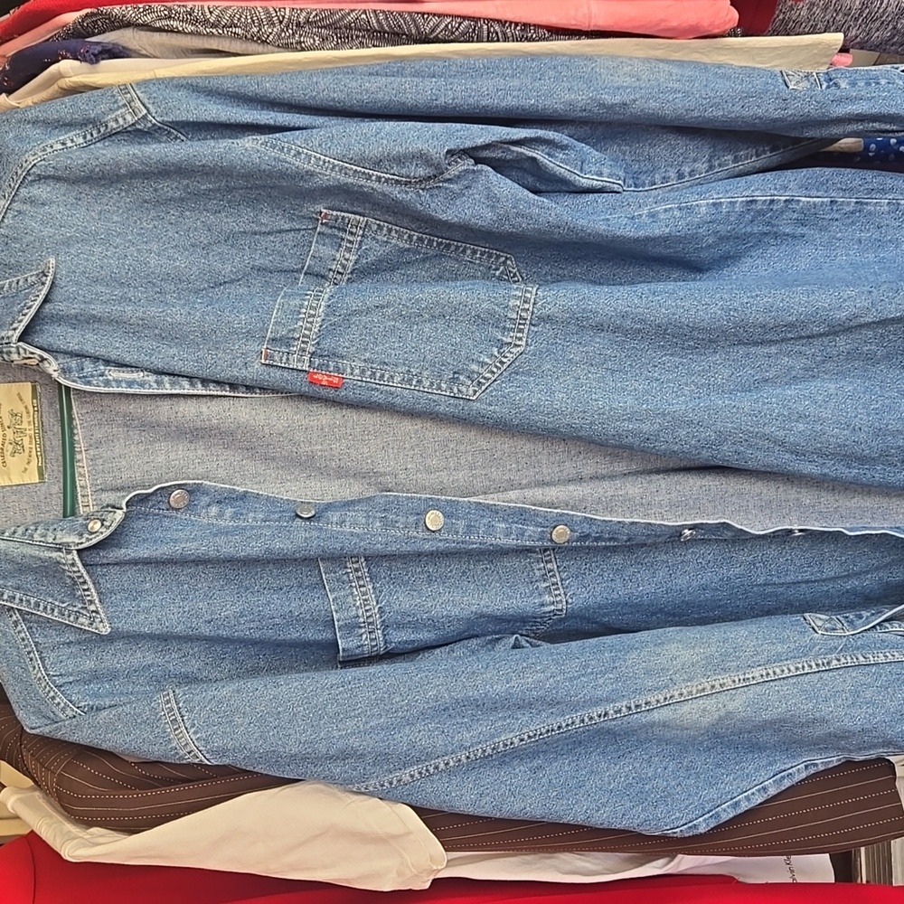 Levi's Classic Blue Denim Shirt
